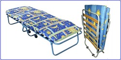 Кровать раскладная с матрасом на ламелях, на   роликовых опорах (БК-1Л) калининград